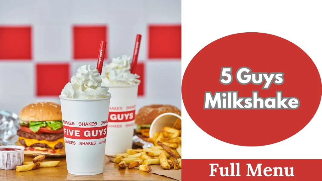 5 Guys Milkshake